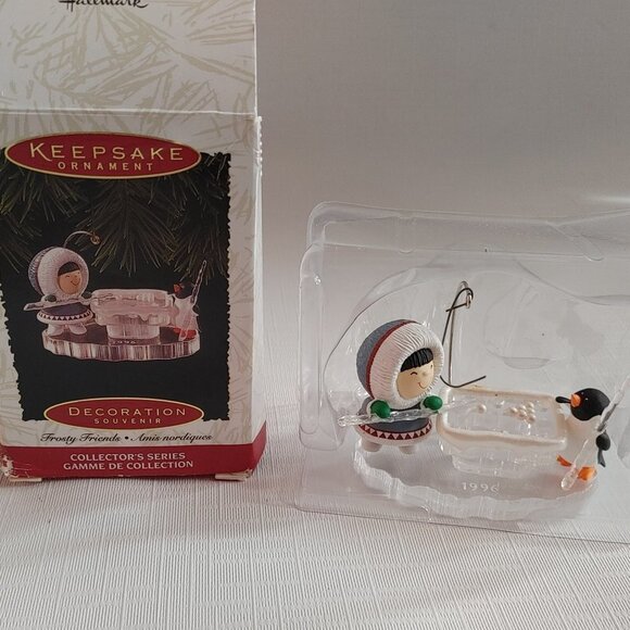 CUTE Hallmark Frosty Friends Collector's Series Keepsake Ornament w/Box - Picture 1 of 7